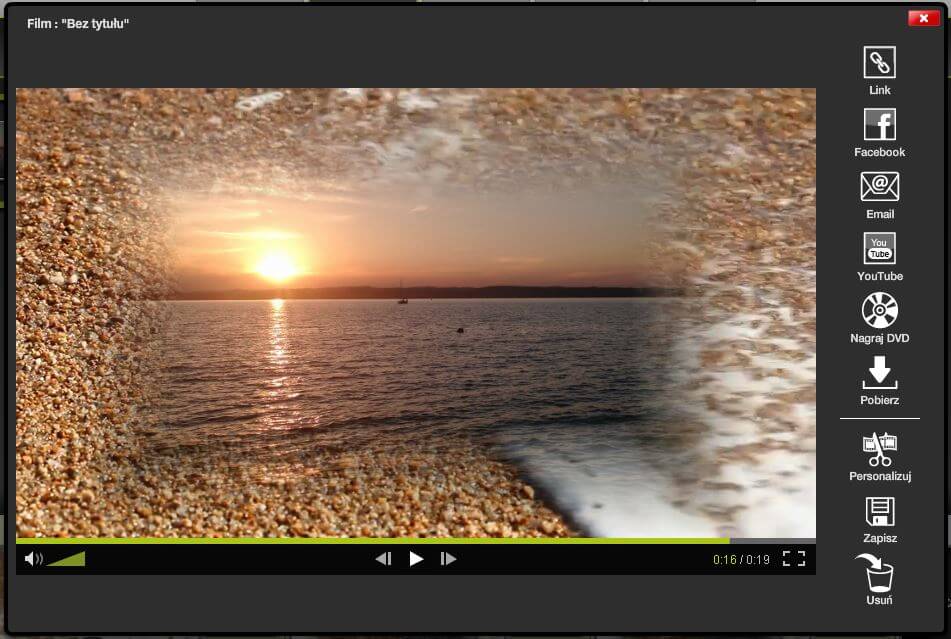 Tworzymy film przy pomocy Kizoa