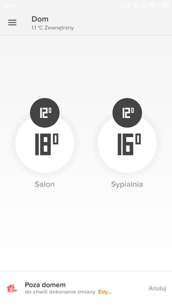 Aplikacja Netatmo Enenrgy