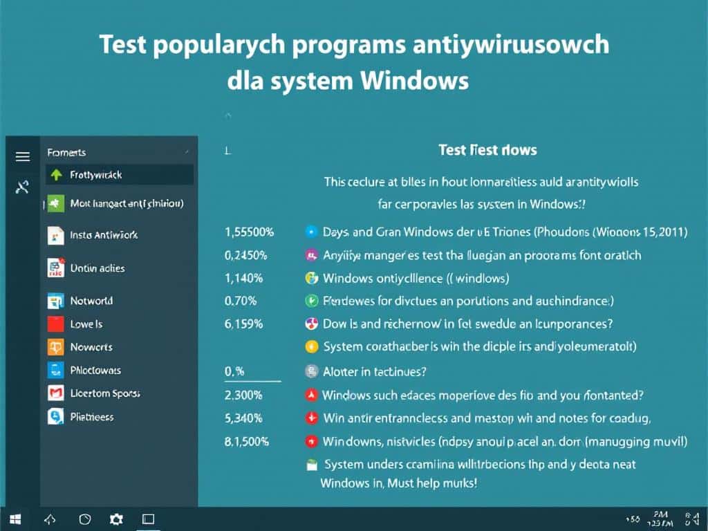 Test popularnych programów antywirusowych